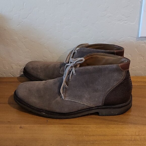 Johnston & Murphy Suede Lace Up Boots 11M